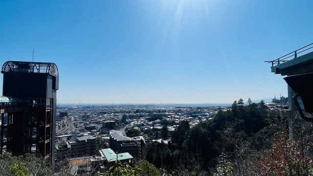 箕面市の街並み