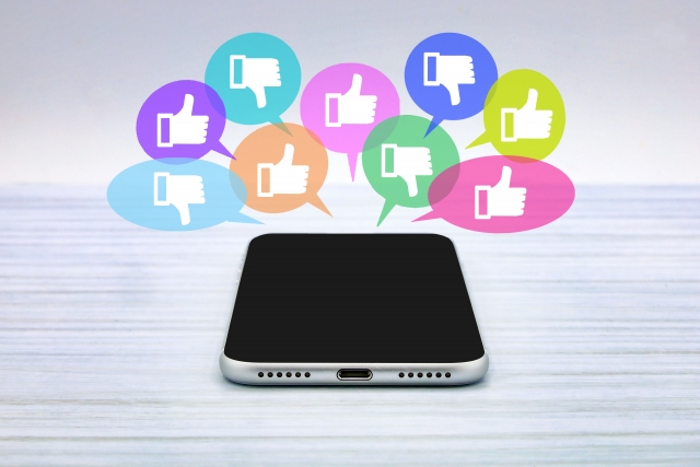 スマホといいねマーク