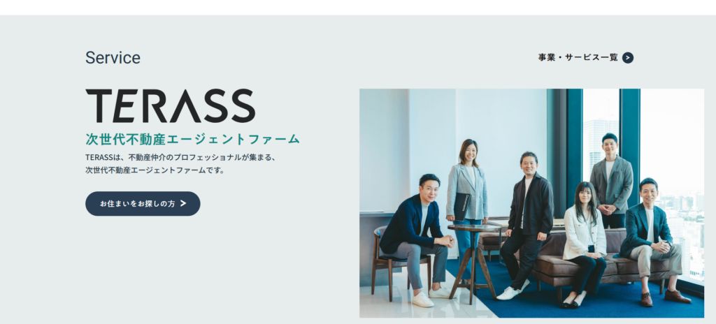 株式会社TERASS公式HP画像